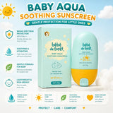 Baby Aqua Soothing Sunscreen SPF 31 PA+++ Gentle UV Protection for Babies & Kids (50g)