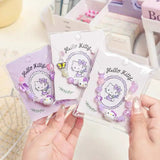 Cute Kitty Beaded Bracelet Kawaii Charm Stretch Bracelet for Kids
