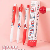 Cute 0.5mm Retractable Gel Pen Black Ink (Random Design)