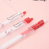 Cute 0.5mm Retractable Gel Pen Black Ink (Random Design)