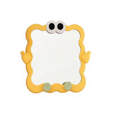 Cute Cartoon Wall Mounted Makeup Mirror with Phone Stand Multifunction Vanity Mirror