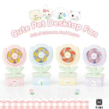 Cute Tulip Mini Portable Desk Fan