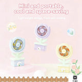 Cute Tulip Mini Portable Desk Fan