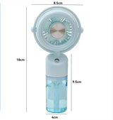 Portable Handheld Mist Spray Fan Rechargeable Mini Cooling Fan