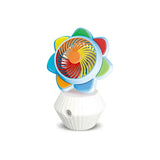 Colorful Flower Mini Portable Fan Humidifying Desktop Cooling Fan