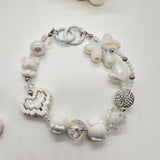 Kawaii Beaded Phone Charm Wrist Strap Cute Butterfly Bear & Heart Bracelet Lanyard for Phone Keys & Bags SparkelsSparkels