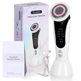 Facial Induction Beauty DeviceLED Skin Tightening & Deep Cleansing Ion Massager (Rechargeable) SparkelsSparkels