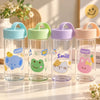 Cute Kawaii Cartoon Water Bottle with Carry Handle