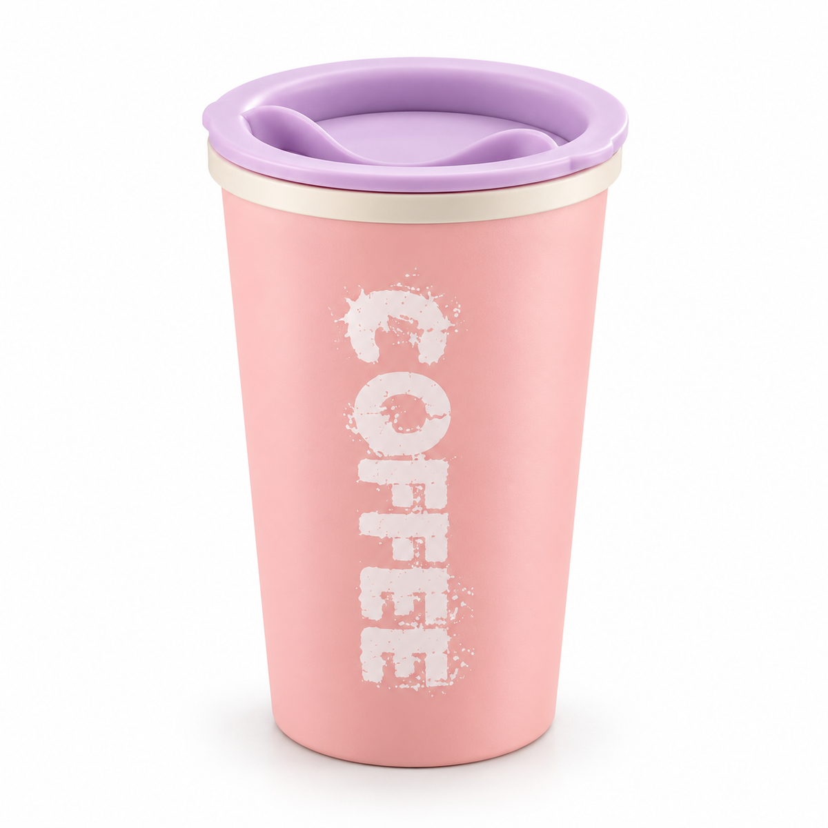 Large Pastel Coffee Cup with Sip Lid