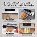 Vacuum Sealer Machine Food Saver with 30cm Sealing Strip, Wet & Dry Modes