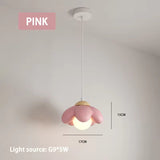 Modern Pink Petal LED Pendant Chandelier AC Indoor Ceiling Light for Kids' Rooms, Bedrooms, Bars & Restaurants