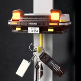 Car Headlight Key Holder Wall Mounted Creative Key Hook Rack Retro JDM Decor for Home Garage & Enthusiast Gift