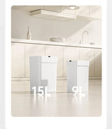 Smart Auto Sensor Trash Can Vertical & Horizontal Touchless Bin for Narrow Spaces Kitchen & Bathroom Motion Waste Bin