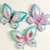 40-Inch Iridescent Butterfly Foil Balloon for Birthday & Celebration Events Decoration