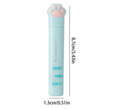 Cute Multifunctional Stainless Steel Hand Scissors Mini Portable Kawaii Cat Paw Art Scissors School Stationery Novelty