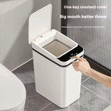 12L & 18L Automatic Sensor Trash Can Touchless Infrared Smart Waste Bin for Kitchen & Bathroom Waterproof Hands Free Garbage Can