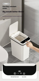 12L & 18L Automatic Sensor Trash Can Touchless Infrared Smart Waste Bin for Kitchen & Bathroom Waterproof Hands Free Garbage Can