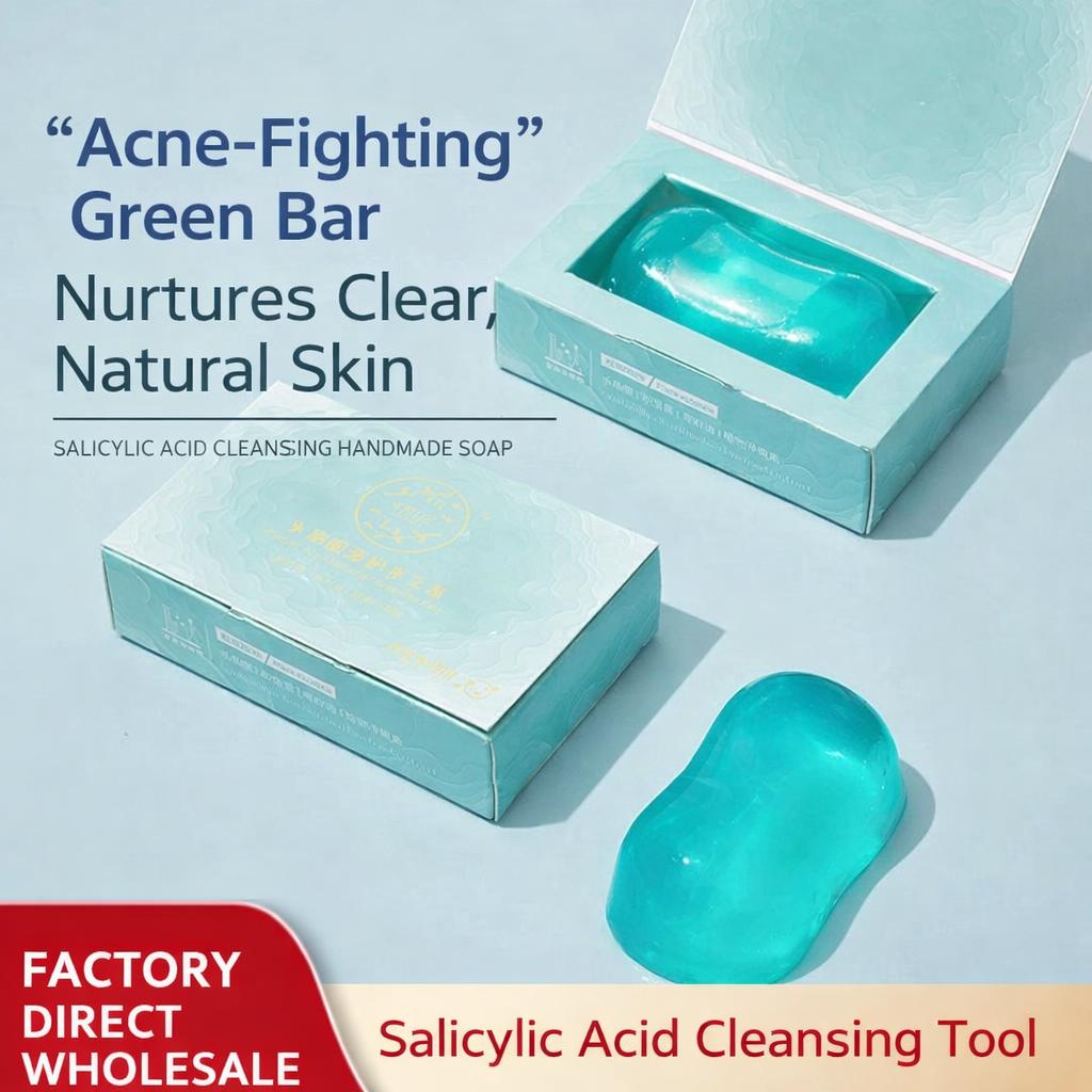 Hydrating Crystal Gel Soap Bar Deep Cleansing & Brightening Face and Body Soap Moisturizing Skincare Bar SparkelsSparkels
