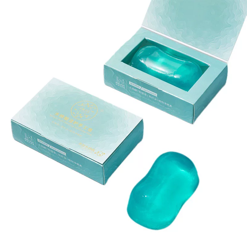 Hydrating Crystal Gel Soap Bar Deep Cleansing & Brightening Face and Body Soap Moisturizing Skincare Bar SparkelsSparkels